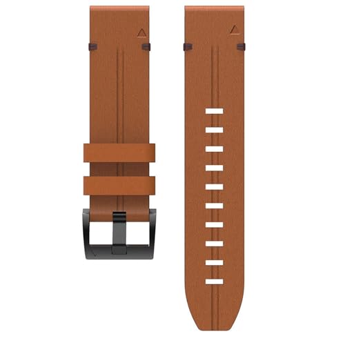 Bracelet montre Garmin Fenix 7 6 5 cuir véritable style urbain chic