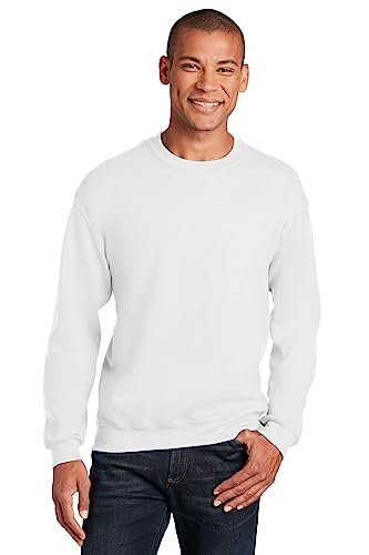 Image of Gildan Men's Cotton Spandex Polyester Blend Crew Neck Sweatshirt