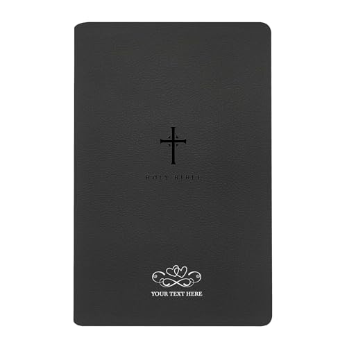 Personalized NLT Thinline Faux Leather Holy Bible for Wedding Ceremony