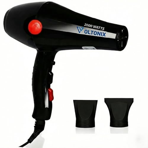 Image of Hair Dryer 2000W Professional for Women & Men - Hot & Cold Air Blow Dryer with 3 Heat & 2 Speed Settings, Salon Styling Dryer with Concentrator Nozzle, Fast Dry Lightweight Hair Dryer