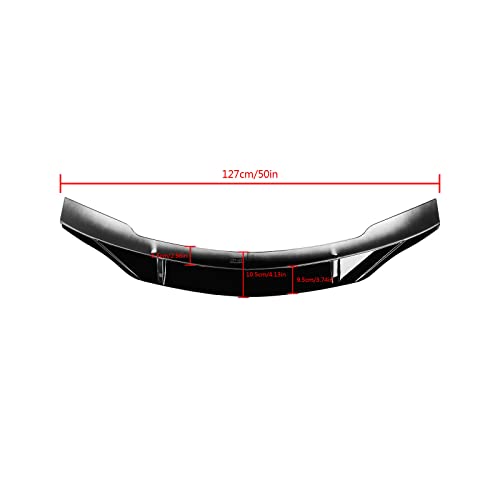 Ninte NI-W204-SP-GB Rear Spoiler For 2008-2014 Mercedes Benz W204 C250 C300 C63 Abs Gloss Black Painted Trunk Spoiler Wing thumb #4