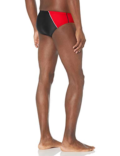 Speedo Men's Swimsuit Brief PowerFlex Eco Revolve Splice Team Colors - Thumbnail 2