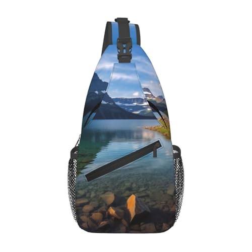 Bolso Cruzado de Pecho para Hombre y Mujer Negro miniatura 1