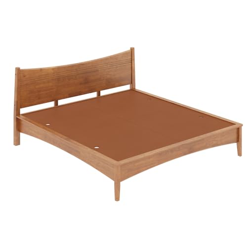 Image of Wakefit Bed | King (78 X 72) Solid Wood Bed Without Storage, 3 Year Warranty | - Somraji - Midas Gold