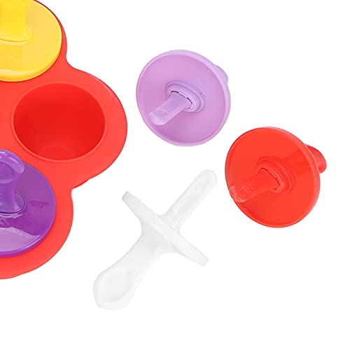 Bandeja de hielo de silicona roja para masaje facial miniatura 3