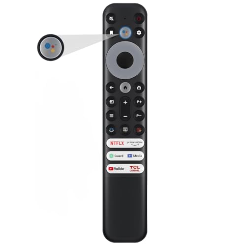 Image of K2ORA Remote Compatible for TCL & iFFALCON Android Smart TV - Replacement for LED, QLED, 4K UHD & Mini LED TVs | Voice Control with Google Assistant | Bluetooth | 6 OTT Hotkeys | Pairing Required