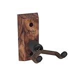 String Swing Ukulele Wall Mount Stand for Mandolin Ukele - Concert Pineapple Soprano Tenor and Baritone Compatible - Case Alternative Kit for Home or Studio - Black Walnut Hardwood CC01UK-BW