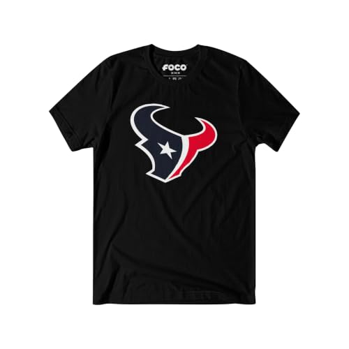 Image of FOCO Men's NFL Team Primary Logo Black Short Sleeve T-Shirt