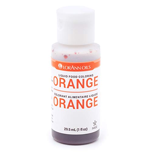 Lorann Oils Liquid Food Color, 1-Ounce, Orange
