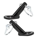 ULTECHNOVO 2 pièces Attelage Remorque Vélo Métal avec Boucle Adaptateur Robuste pour Ac...