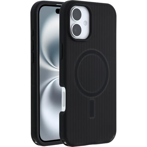 Image of OtterBox iPhone 16 Plus Symmetry Series Soft Touch - Dark Echo | Soft-Touch Silicone, Sleek Rubber Design, Ultra-Slim Phone Case for Apple iPhone with Raised Edges & Drop Protection