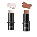 2 Pcs Contour Stick, Maquillaje En Barra Highlighter Bronzer Stick, Contouring Highlighter Bronceador Maquillaje De Textura, Contorno E Iluminador En Crema, Pluma De Contorno, Barra De Resaltador