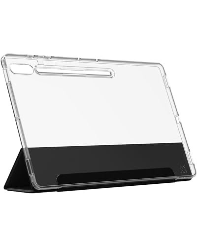 Protection Samsung Galaxy Tab S10 Ultra avec coque transparente antichoc et folio ultra-mince