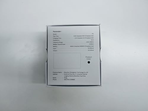 undefined Wireless Earbuds, Bluetooth 5.4 Headphones HiFi Stereo, Bluetooth Earbuds with ENC Noise Cancelling Mic, IP7 Waterproof in Ear Earphones, 48H, LED Display Ear buds for Pad Phones Workout Sports, Black の商品画像 8