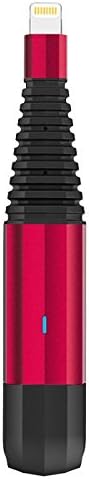 Zikko SpaceStation 7S Memory Stick, MFi Certified Memory Stick for iPhone and Android Phone, Aluminum Alloy Memory Card Reader Photo Stick External Storage Memory Stick(Red)