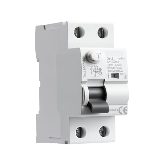 RCCB temporisé GYL9 AC-S disjoncteur électromagnétique à retard 4 pôles 63A