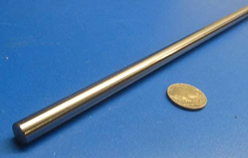 1566 Carbon Steel Hardened Precision Shaft 3/8" Diameter x 20.00" Long 1 pc