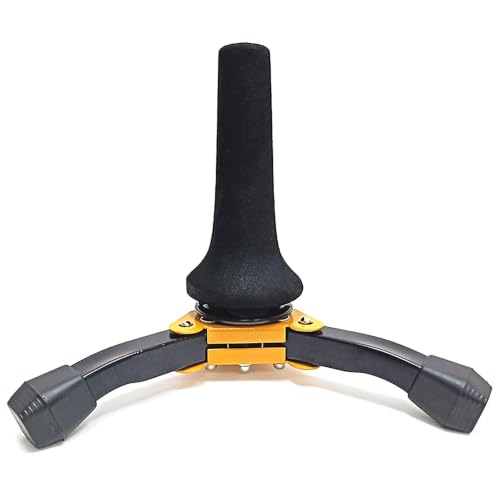 GOGHOST Saxophone Stand, Portable Folding Metal Alto/Tenor Sax Stand - Adjustable Triangle Base...