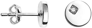 SOFIA MILANI - Women's Earrings 925 Silver - with Zirconia Stone - Circle Stud Earrings - 20171