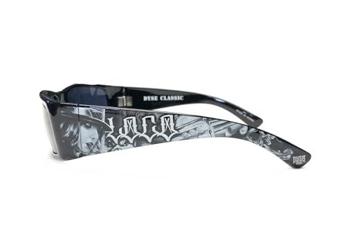 Dyse One Loco Shade Black Loco mural print sunglasses.