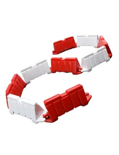 ZLXHDL RC Drift Track Set with Crash-Resistant Fences 120PCS DIY Modular Racing Course for 1/14-1/28...