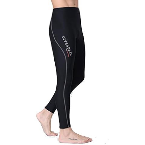 Micosuza Surfing Pants for Men 1.5MM Neoprene Rash Guard Long Wetsuit Trousers Cover