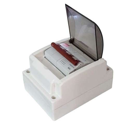 Image of Daystar AC 4 Pole (FP) Isolator /Switch Disconnector With Pvc MCB Box Door Type Transparent Cover - (125A Isolator With DB Box)