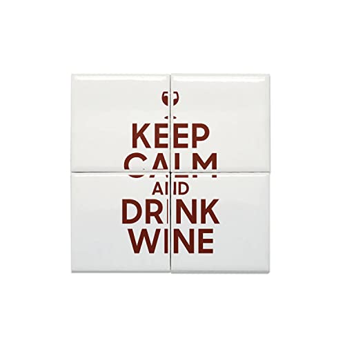 Carreaux céramique 40x40 cm motif humour pour cuisine et apéro
