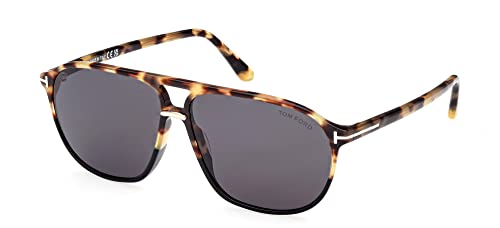 Tom Ford BRUCE FT 1026 Black Dark Havana/Grey 61/12/145 men Sunglasses