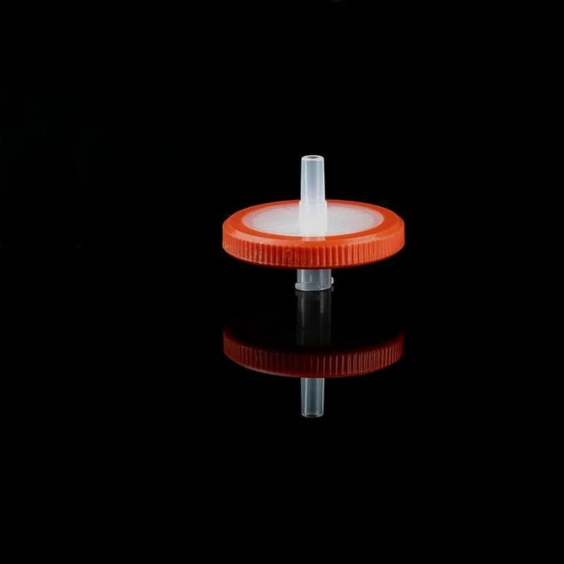 Labor spritzenfilter PTFE äußere durchmesser 33mm PTFE mikroporöse nadel filter 0,22 um 0,45 um Luer-lock 100/PK(Hydrophobic 0.22um)