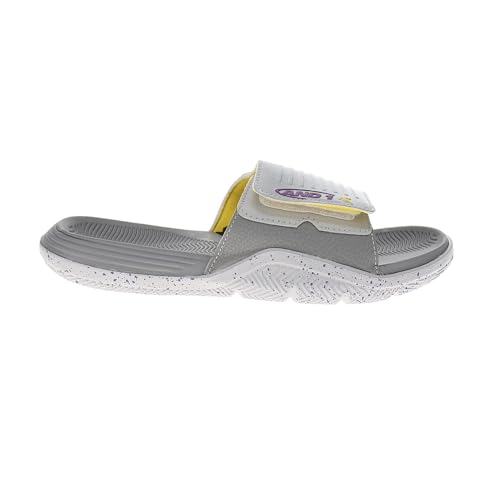 AND1 Mens Nothing But Net Slide Casual Sandals Casual - Grey