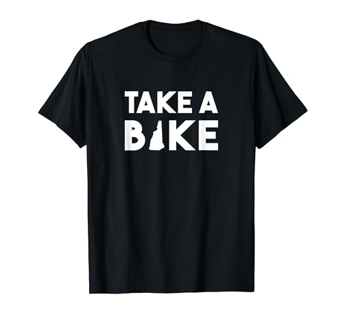 Take A Bike NH New Hampshire Cycling or Motorcycle T-Shirt
