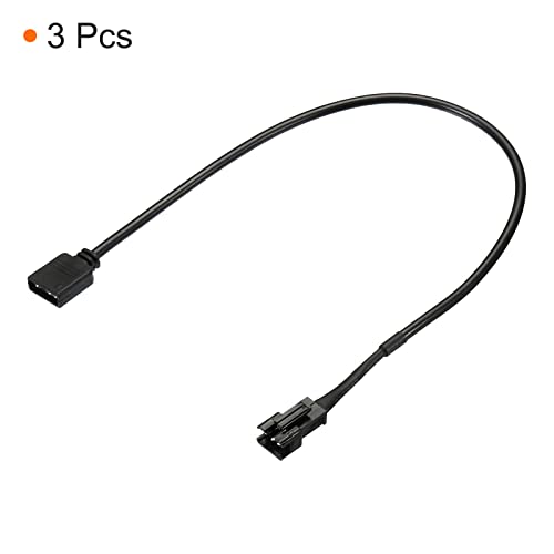 Cable de 3 pines 5V para conectar ventiladores RGB en torres de PC con gestión oculta 3