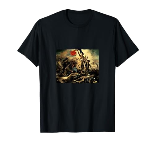 Libertad que guía al pueblo Eugene Delacroix Camiseta