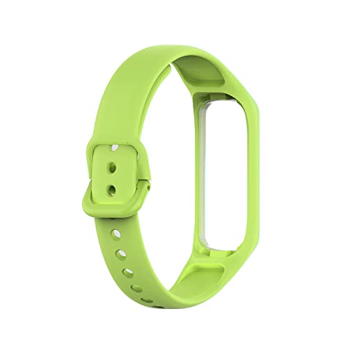Image of Band Strap Belt with Buckle for Samsung Galaxy Fit E R375 Smart Band (Parrot Green) (Note: Not Compatible to Any Other Models Except Samsung Fit E R375 Band) (Parrot Green)