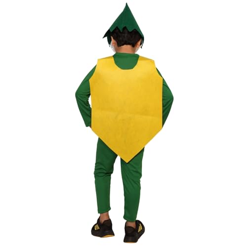 Image of Kaku Fancy Dresses Fruit and Vegetable Costume Paper Cutout with Cap For Kids | Healthy Food Costume For Boys & Girls (Tracksuit Not Included)