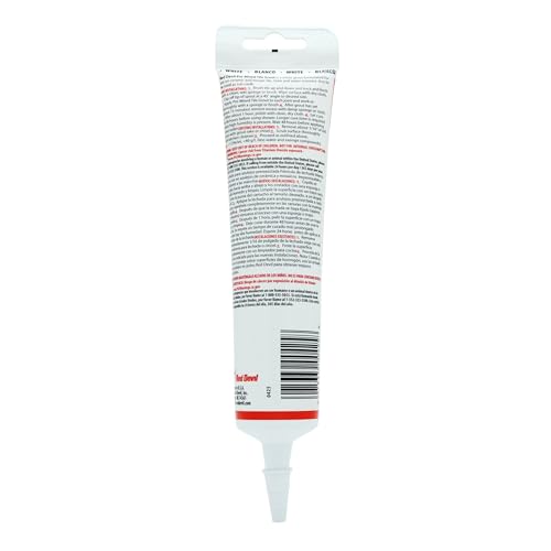 Red Devil 0425 Pre-Mixed Tile Grout Repair Squeeze Tube, 5.5 oz, White