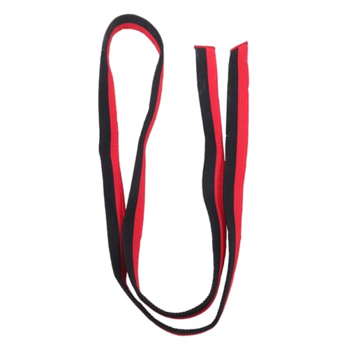 INOOMP 2.2m Karate Belt for Martial Arts Training Taekwondo Belt Lightweight Comfortable Durable Multi-function Waistband for All Skill Levels Black-red