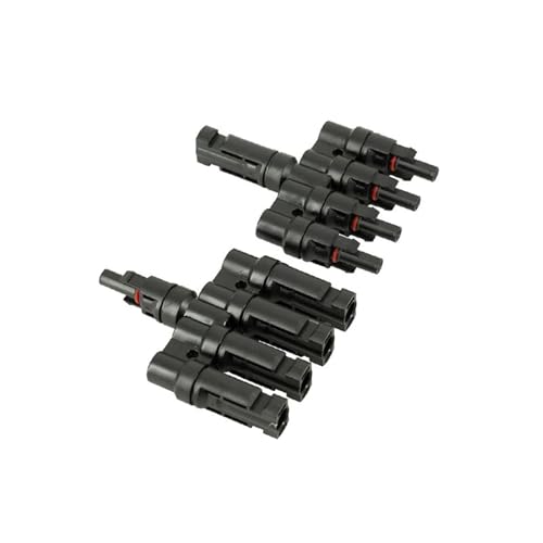 Conector de derivación solar 4T macho y hembra para cables de 2.5mm² a 6mm²