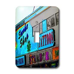 Interrupteur Un Smoke Shop et Tattoo Building pour salon loft moderne