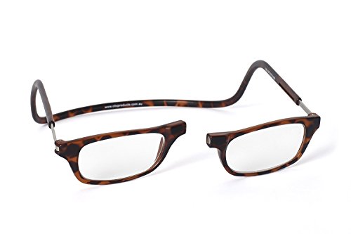 Clic Magnetic Reading Glasses in Tortoise ; +2.50
