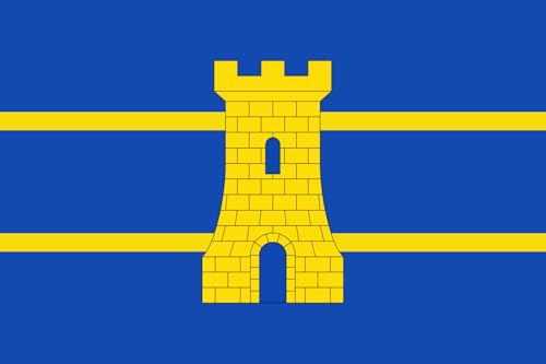 Drapeau large bleu grand format pavillon textile extérieur pour mât - 2