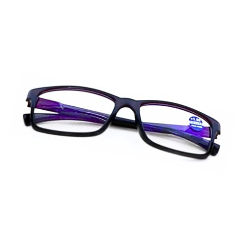 Image of myreen Blue cut Reading Glasses +1 +1.25 +1.5 +1.75 +2 +2.25 +2.5 +2.75 +3 Single Vision Full Frame Spectacles Glasses For Mobile Laptop Tablet Computer | V8622 (Near Vision, 1.5)