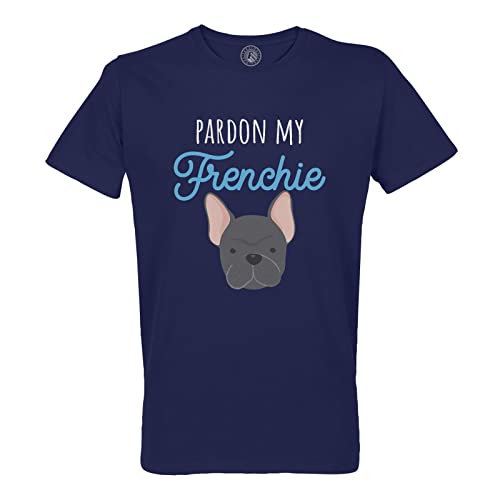 T-shirt Pardon My French Bulldog pour homme avec col rond motif bouledogue