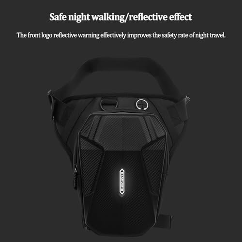 Bolsillo para pierna motocicleta impermeable con gran capacidad 4