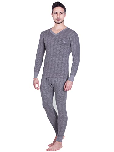 Image of Lux Inferno Men's V - Neck Thermal Vest | Full Sleeves | Regular Fit | Pack of 2|