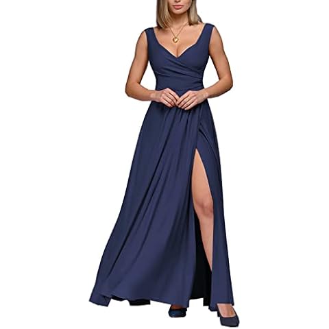Robe de Soirée BUOYDM Bleu S Cover