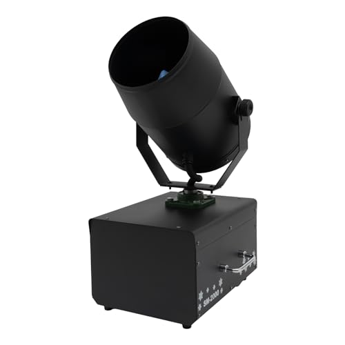 RustyVioum 2000W Snow Machine, Fake Snow Machine, Intelligent Shaking Head with Remote Control, Manual Snow Machine Artificial Snow Making Machine for Christmas Wedding Parties DJ Stage