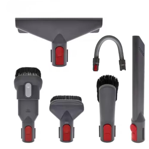 FIND A SPARE 6-in-1 Vacuum Accessory Tool Kit for Dyson V7 V8 V10 V11 V15 SV10 SV11 Quick Release Attachments with Extension Hose for Cordless Vacuum Cleaners