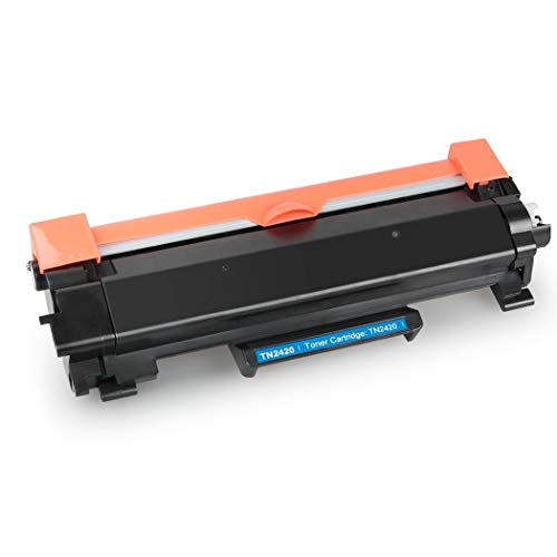 Bramacartuchos Toner compatibel met TN2420 / TN2410 met chip nieuwe hoge capaciteit, Printer HL L2370DN, HL L2375DW, MFC L2710DN, MFC L2730DW, MFC L2750DW, Spaans bedrijf (2), Zwart